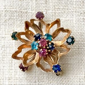 Antique Gold Filled Reis Co. Brooch